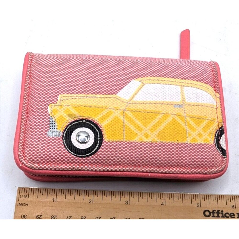 Vera Bradley RFID Beach Vintage Car Wallet Cuban Stamp Lining Bifold - Picture 7 of 12
